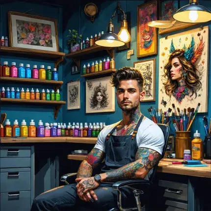 Tattoos: Artistry on the Body: Tattoos express personal stories through vibrant, evolving designs.