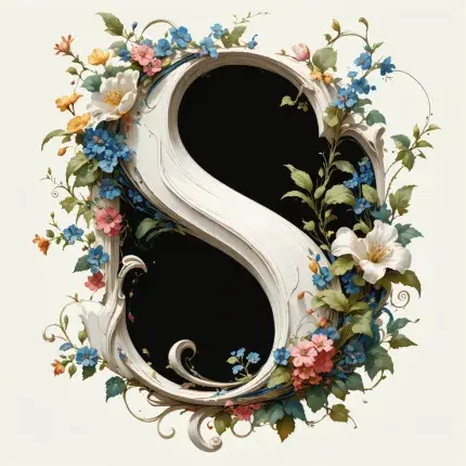 Cursive S: Typography’s Grace: The cursive S adds elegance to artistic lettering designs.
